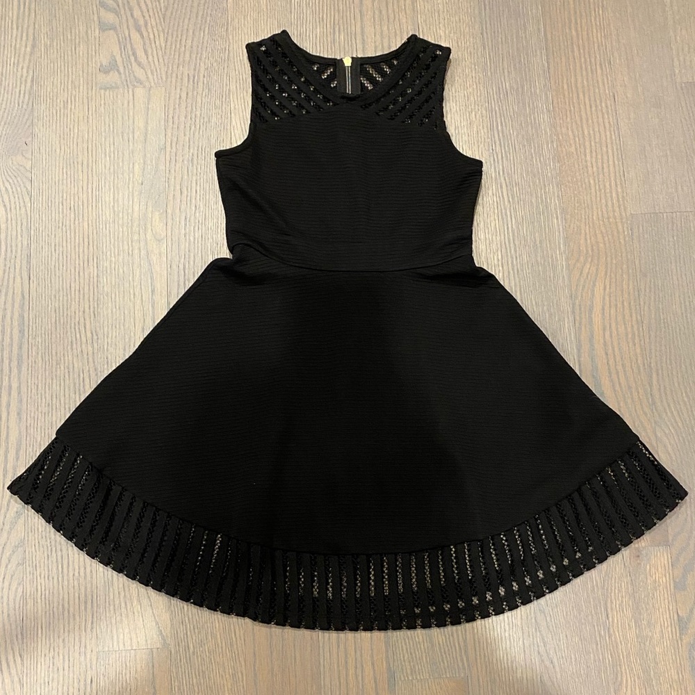 Girls black a-line dress